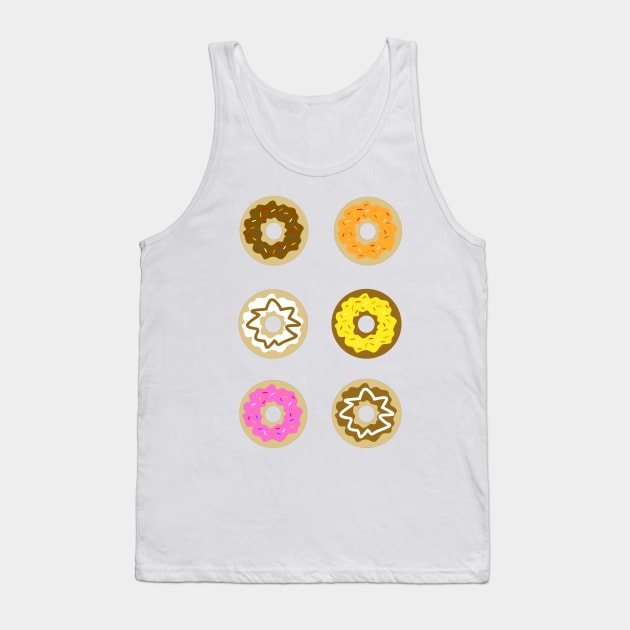 CHECK Out My Six Pack Of Donuts For Donut Lover Tank Top by SartorisArt1